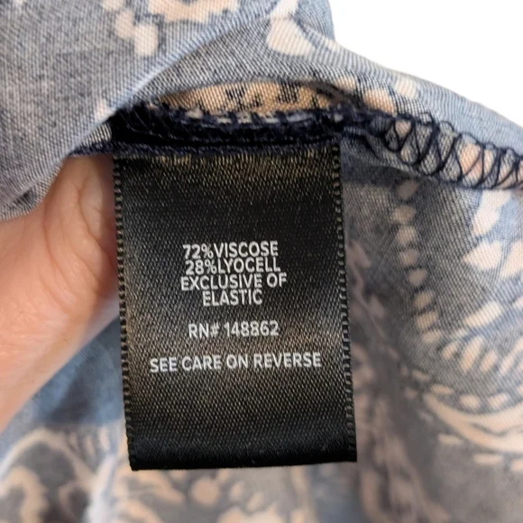 Torrid Washable Challis Off Shoulder Tea Dress Paisley Print NWT - Picture 10 of 16